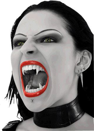 Gif animé gothique vampire